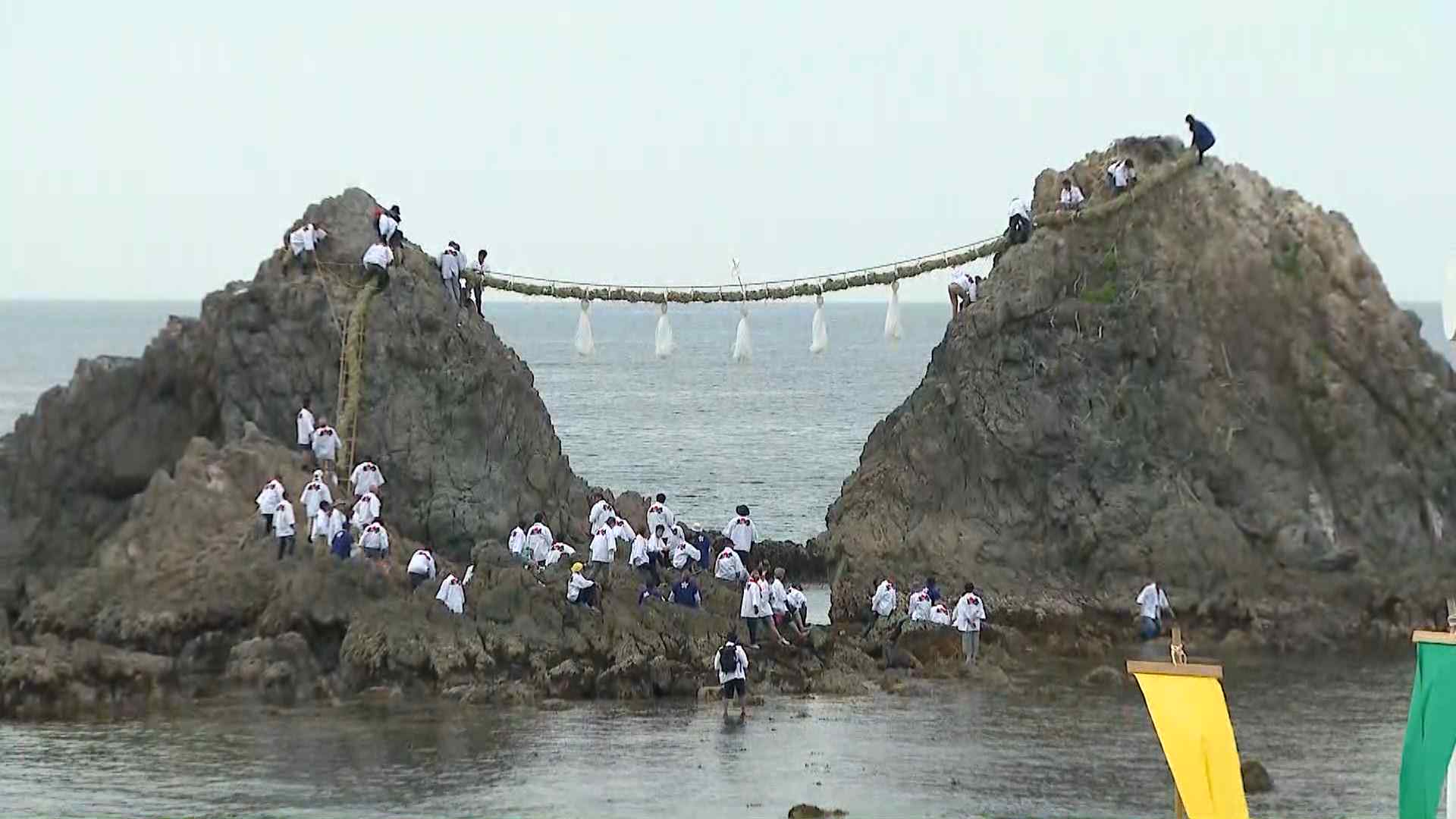 南天と柘植のいわみのしめ縄 南天と柘植のいわみのしめ縄
