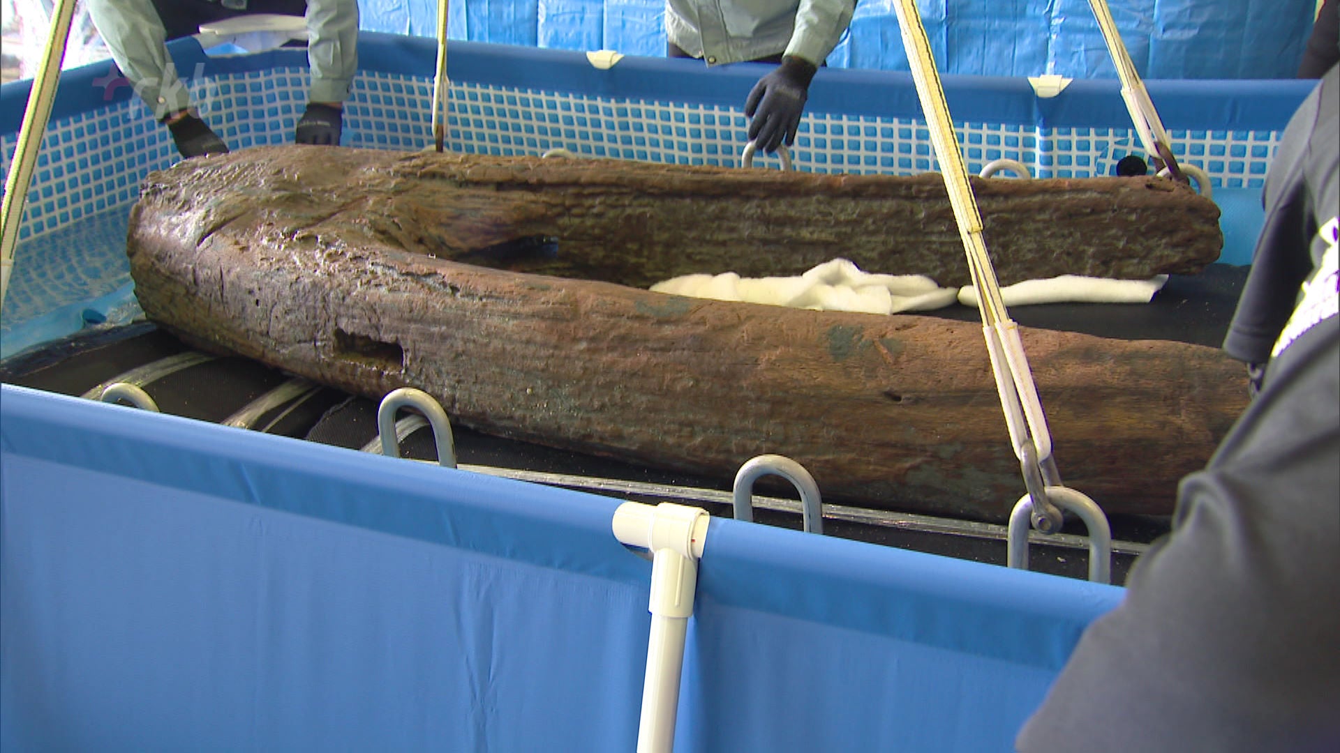 水中映像】モンゴル軍襲来“元寇船”の碇、741年ぶりに長崎沖で
