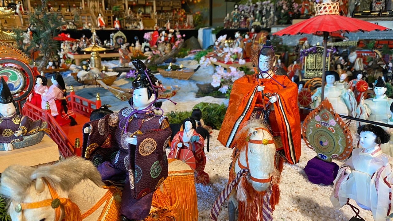 3月限定・観光スポット】福岡県飯塚市、伊藤伝右衛門邸のひな人形