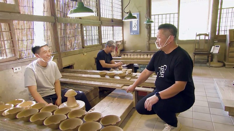 隆太窯・中里健太さんとGoh・福山シェフが「唐津の酒と器と食材」を