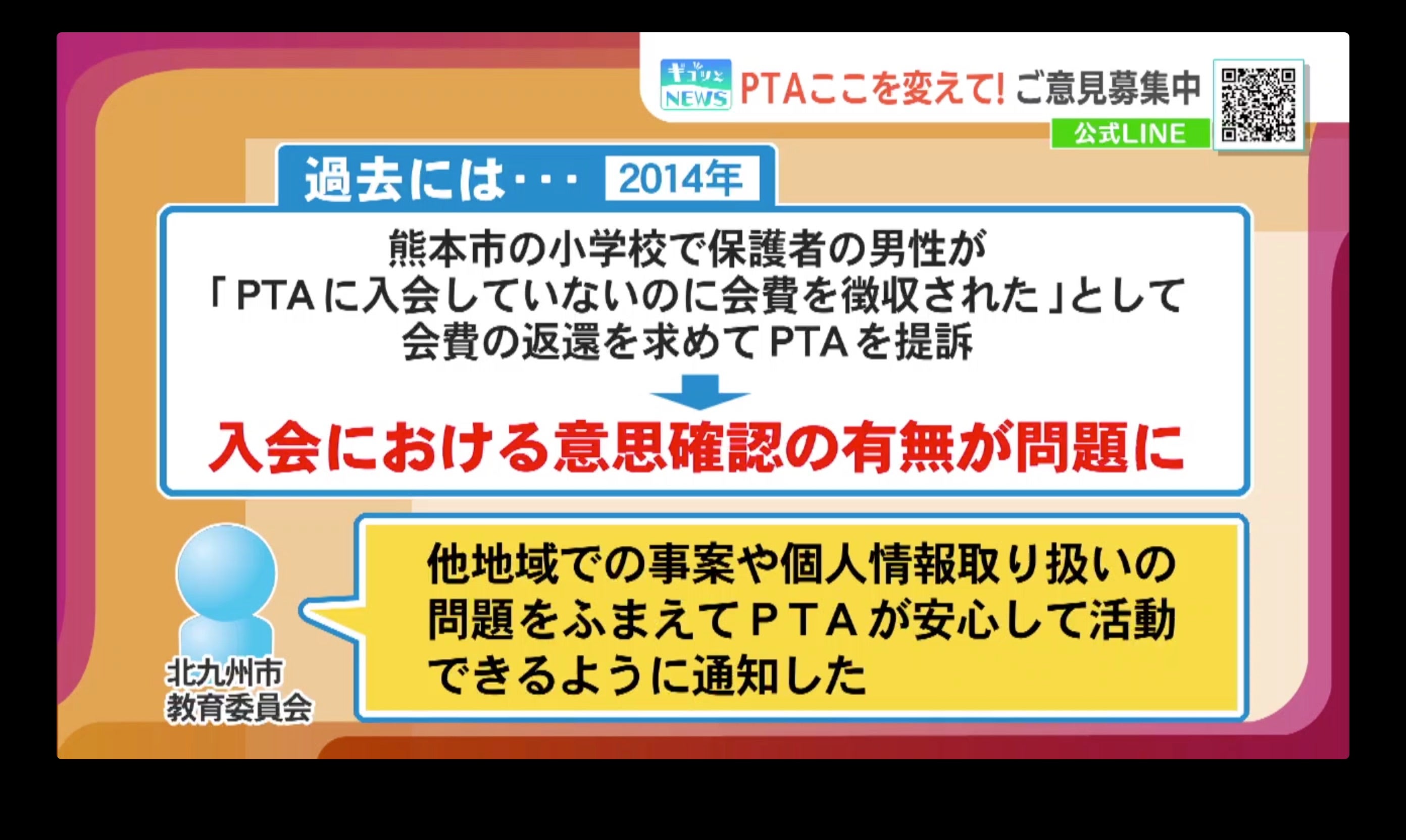 ギュッとニュース】保護者の悩みPTA！専門家が今後の在り方を語る