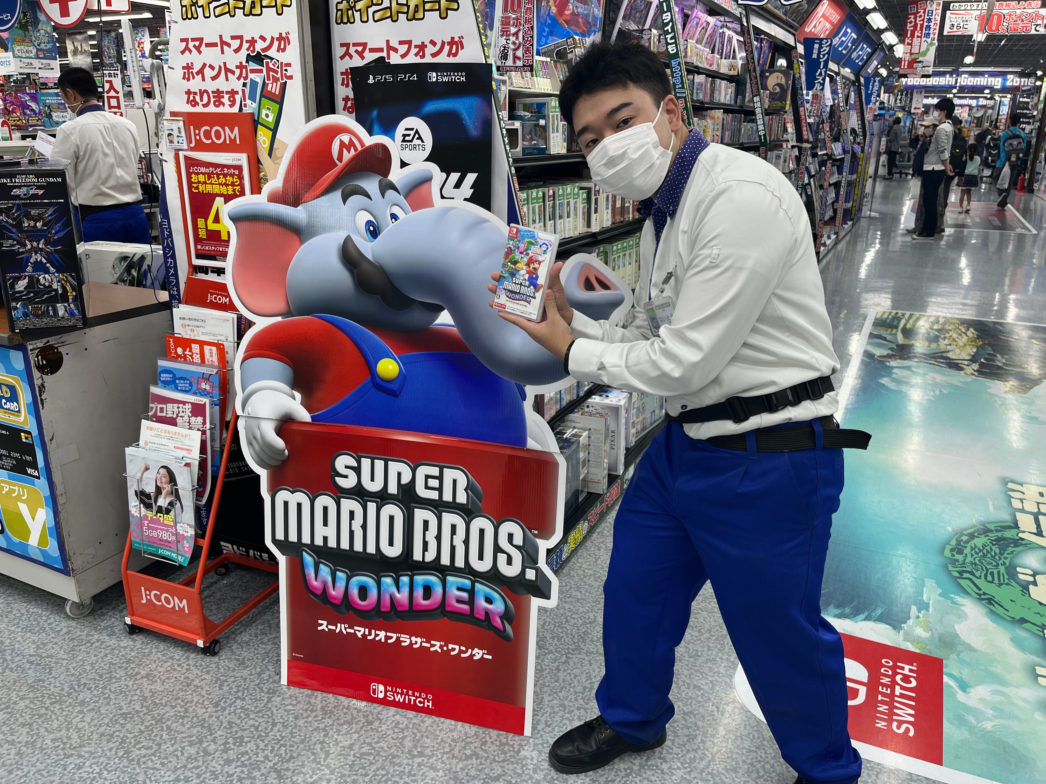 バラ売り可能！ヨドバシカメラ スーパーマリオ 紙袋 ラッピング