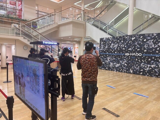 北九州市小倉にて、話題のAR技術を駆使した新スポーツ「HADO