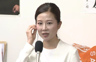 RKBのインタビューに答える中田優子氏