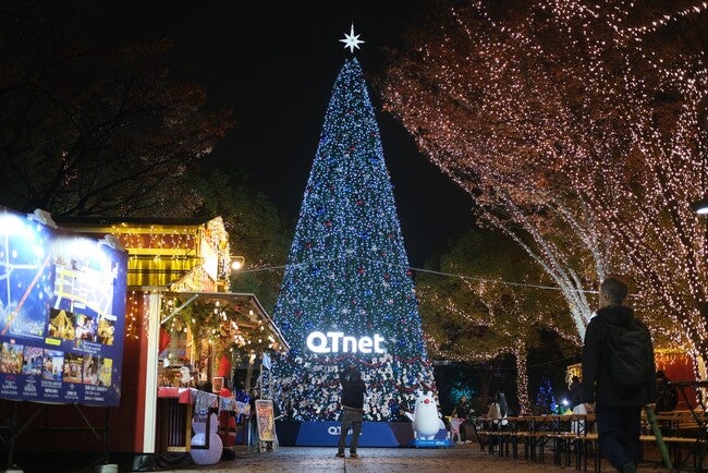クリスマスアドベント天神中央公園会場「QTnet presents 光の