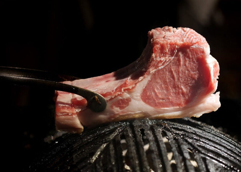 もうほとんど焼肉屋さんですね 牛肉よりも旨味が濃い感じ さすが本場の