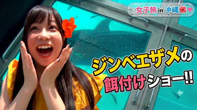 船底のガラス窓の向こうには、海中イケスを泳ぐ巨大なジンベエザメの姿が!!
目の前で繰り広げられる大迫力の餌付けショーにサメ好きの来亜は大興奮!
#ジンベエザメ #沖縄 #グラスボート